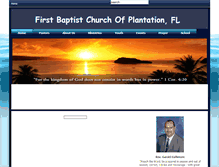 Tablet Screenshot of fbcplantation.org